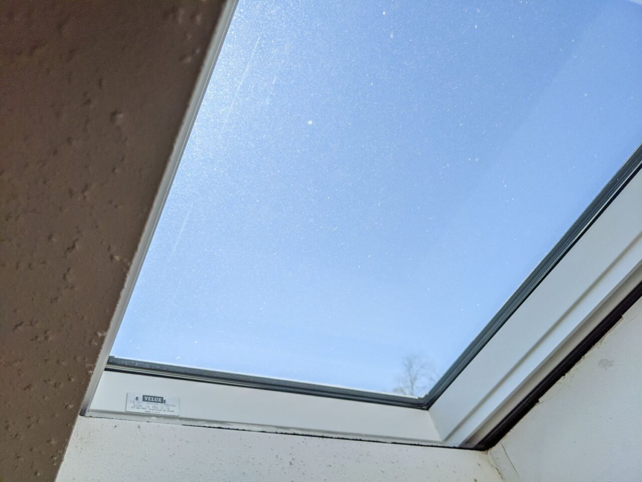 Master bathroom skylight